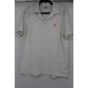 Brooks Brothers White Polo Size L Men's